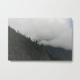 Misty forest Metal Print | Foggy, Fog, Mist, Pinetrees, Mountain, Photo, Eerie, Mistytrees, Mountrainier, Mistyhike 