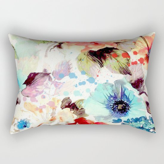 Poppies 03 Rectangular Pillow