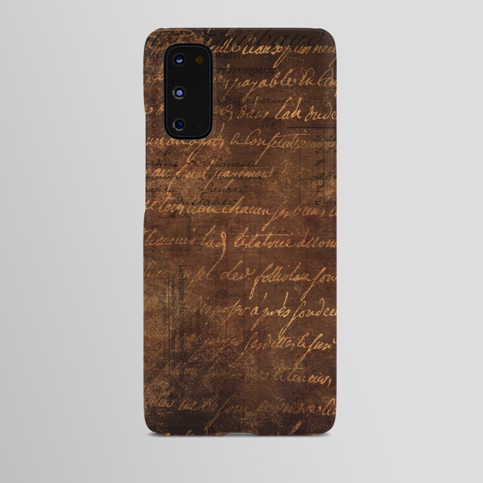 Warm Gold Vintage pattern Android Case