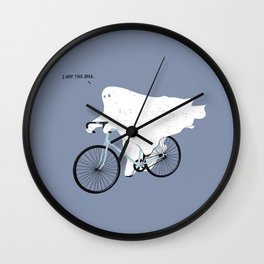 Negative Ghostrider. Wall Clock | Curated, Funny, Illustration, Scary 
