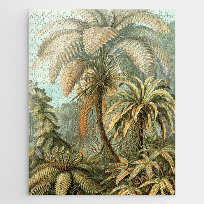 Vintage Tropical Palm Jigsaw Puzzle