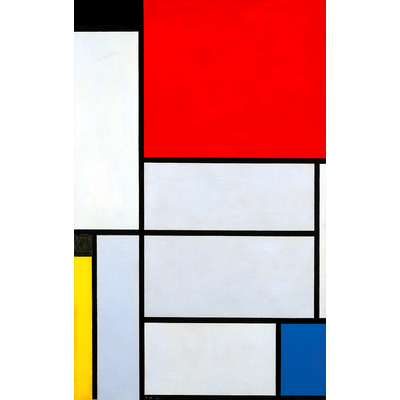 Piet Mondrian (Dutch, 1872-1944) - TABLEAU I (Composition with Large ...