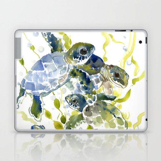 Turtle Painter Paint brush - Turtles - Sticker