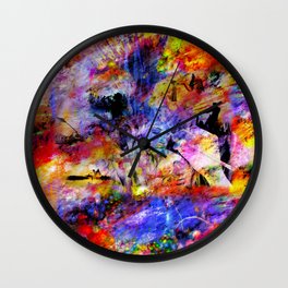 Art is what you can get away with - vibrant colorful sample of arts Wall Clock | Music, Kalipinna, Drawing, Singing, Circus, Colors, Acrobata, Artist, Art, Dancing 