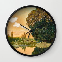 Maxfield Parrish Wall Clock