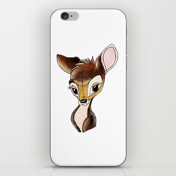 Cute and sweet baby deer iPhone Skin