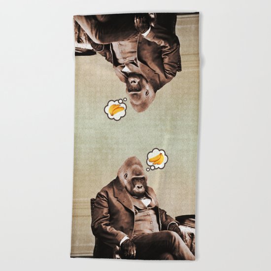 Gorilla My Dreams Beach Towel
