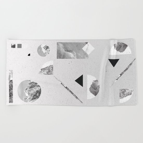 monochromatic Beach Towel