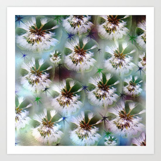 COLLAGE LOVE: All the Wishes in the Galaxy Art Print