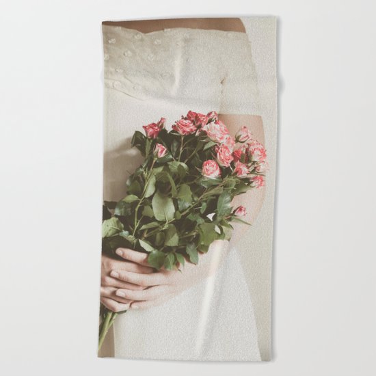 Bouquet Of Roses Beach Towel