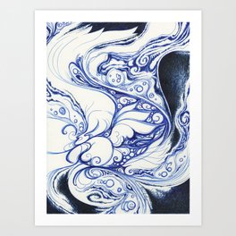 Dreaming and Becoming Art Print