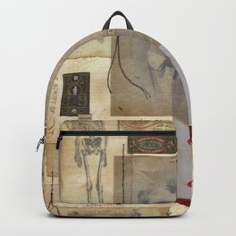Good from Evil: a ghost story collage Backpack