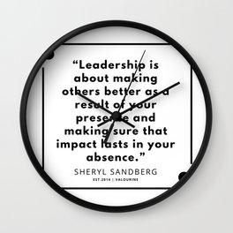 4  | Sheryl Sandberg Quotes | 190902 Wall Clock