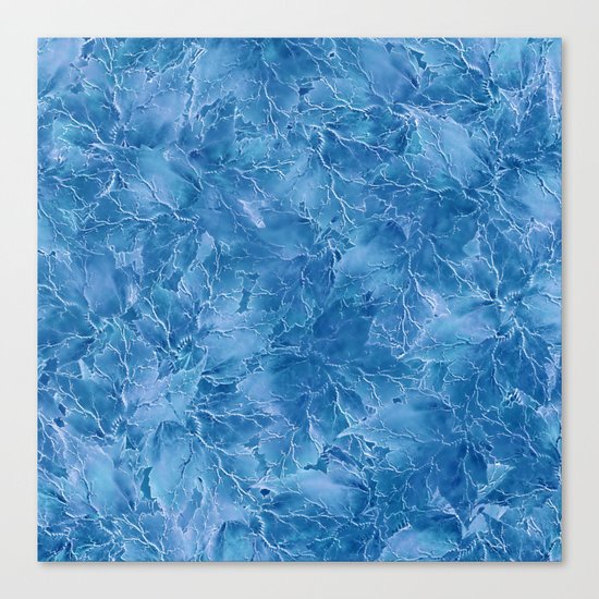 Frozen Leaves 18 Canvas Print