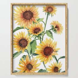 Sunflowers Serving Tray