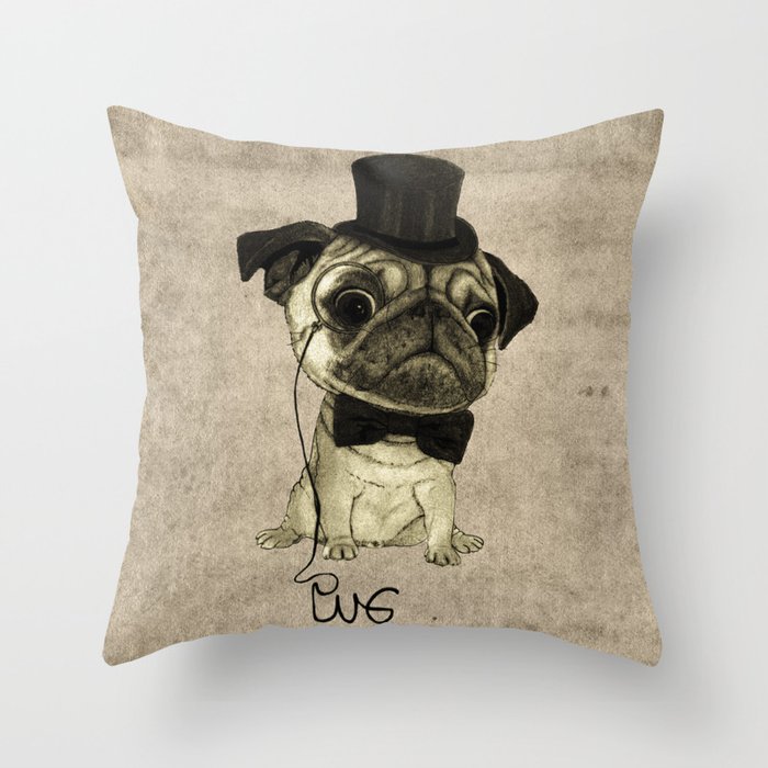 the crown pug pillows