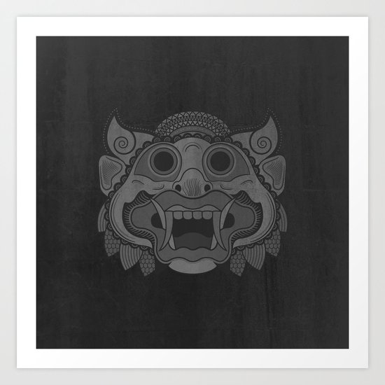Protector - Mono Art Print