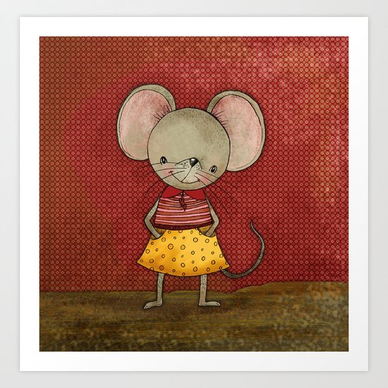 Danooshka the Mouse Art Print