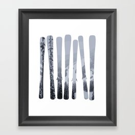 Morrisey Skis | Ski Designs | DopeyArt Framed Art Print