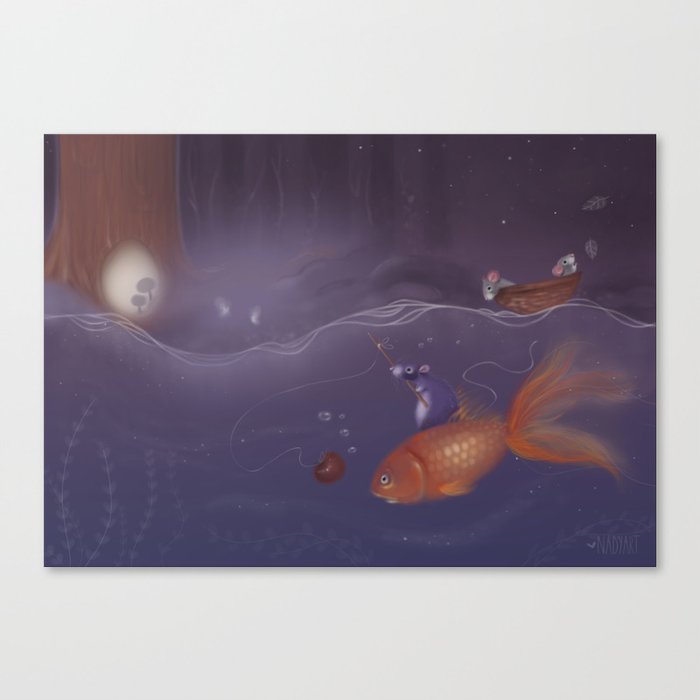 Over Under Water Canvas Print