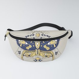 Mystic butterfly illustration. Exotic gifts. Fanny Pack