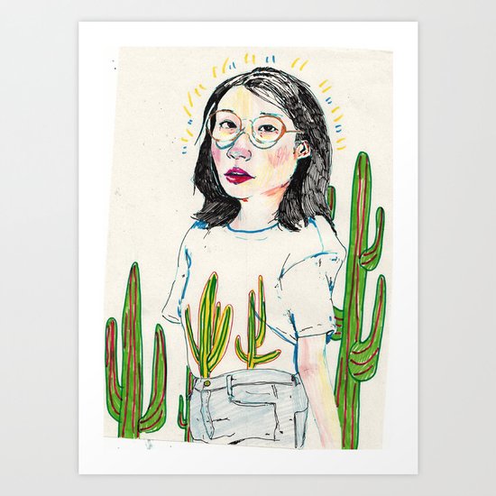 girl8 Art Print
