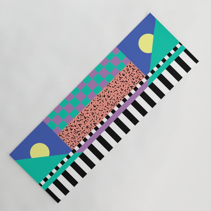 Memphis pattern 108 - 80s / 90s Retro Yoga Mat