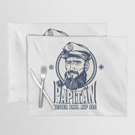 Papitän Captain Papa German Placemat