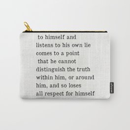 Fyodor Dostoyevsky quote Carry-All Pouch
