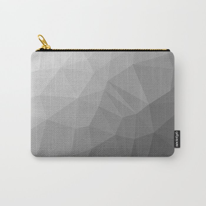 LOWPOLY BLACK AND WHITE Carry-All Pouch