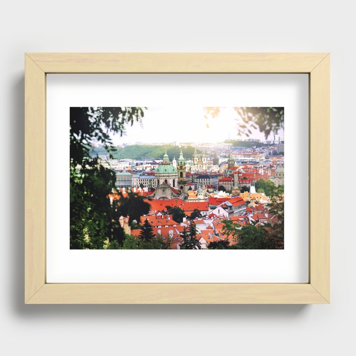 Prague, Czech Republic. Recessed Framed Print