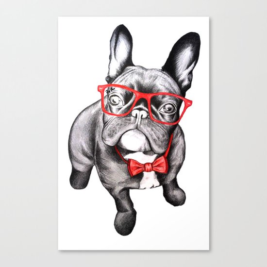 Happy Dog Canvas Print