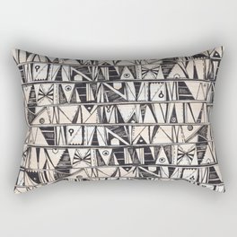 AMYKID tri-me pattern Rectangular Pillow