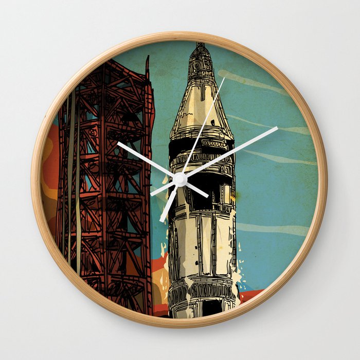 Apollo 11 NASA rocket 50th anniversary Wall Clock