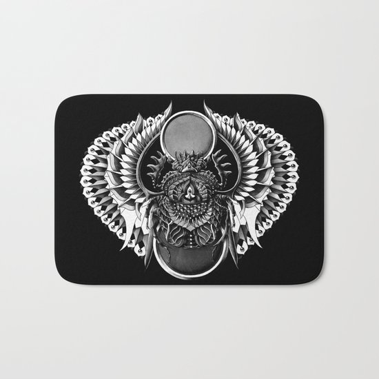 Egyptian Scarab Bath Mat