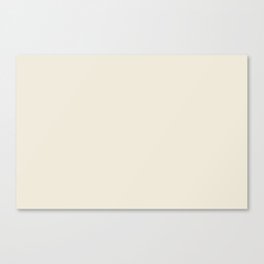 Off White Cream Solid Color Pairs PPG Milk Paint PPG1098-1 - All One Single Shade Hue Colour Canvas Print