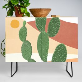 Abstract Cactus II Credenza