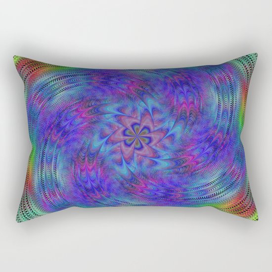 Liquid rainbow Rectangular Pillow