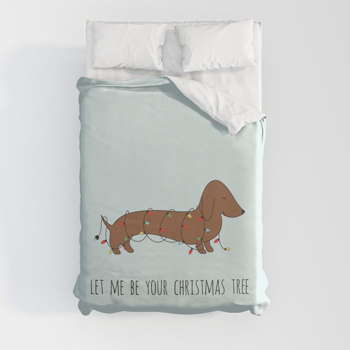 Christmas sausage hotsell dog bedding