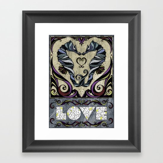 Love Framed Art Print