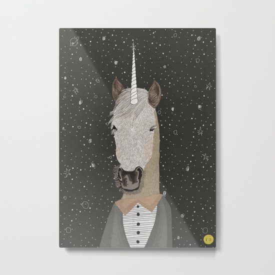 UNICORN Metal Print