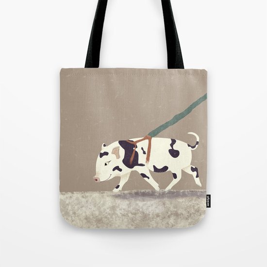 Baby Pig Original Design Tote Bag
