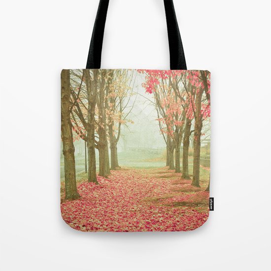 Scarlet Autumn Tote Bag