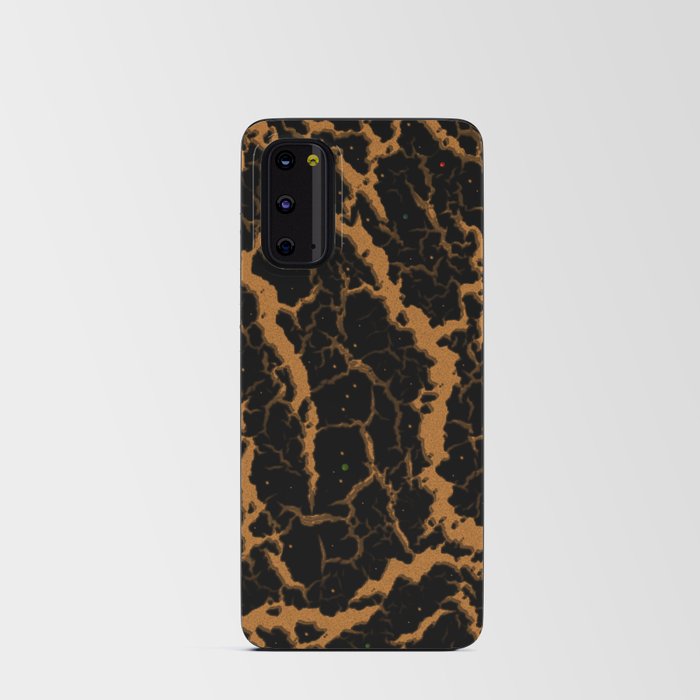 Cracked Space Lava - Bronze Android Card Case