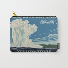 Vintage poster - Yellowstone Carry-All Pouch