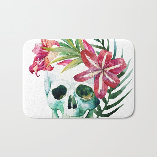 Skull 10 Bath Mat