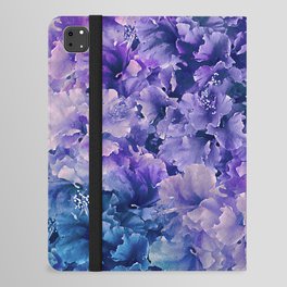 Hibiscus Flower Pattern iPad Folio Case