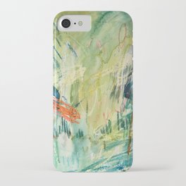 spring scribbles iPhone Case
