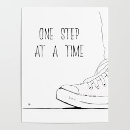 one step at a time Poster