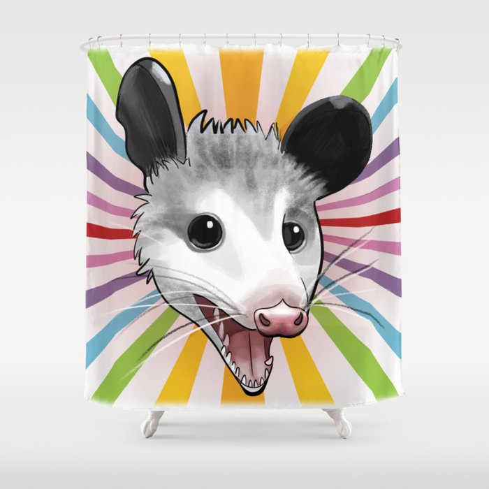 Awesome Possum Shower Curtain